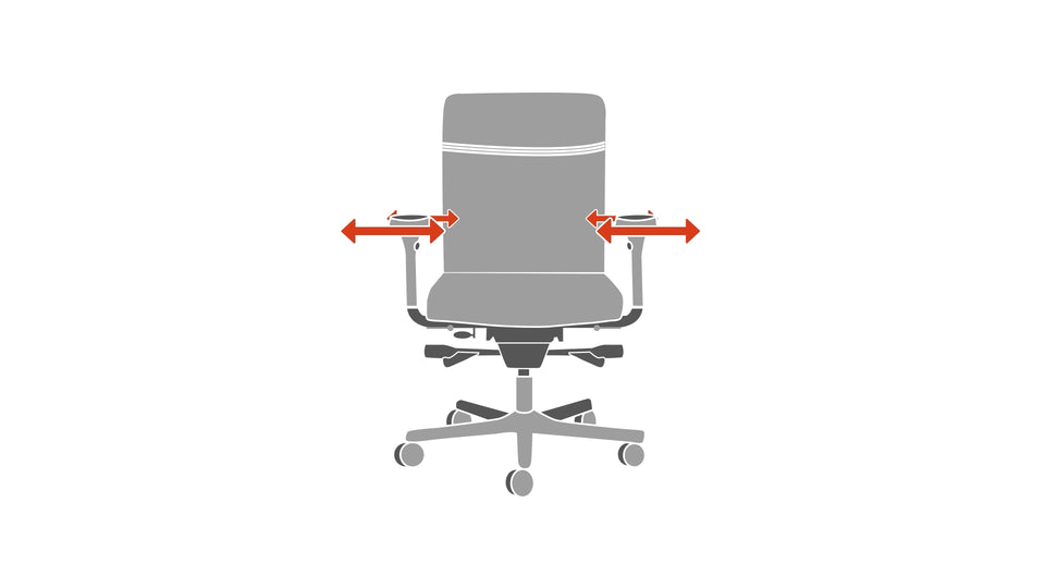 Löffler's instructional video on adjusting the multifunctional armrest for the Panamero office chair